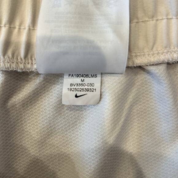 Nike Pro Flex Women's Tear Away Loose Fit Pants Off White Size M - Picture 10 of 13